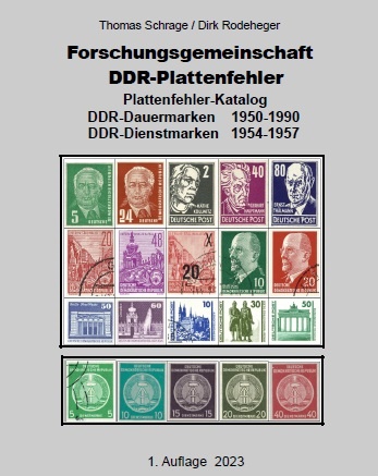 DDR Philatelie Plattenfehler Katalog Dauerserien