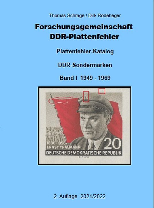 DDR Philatelie Literatur Plattenfehler Katalog